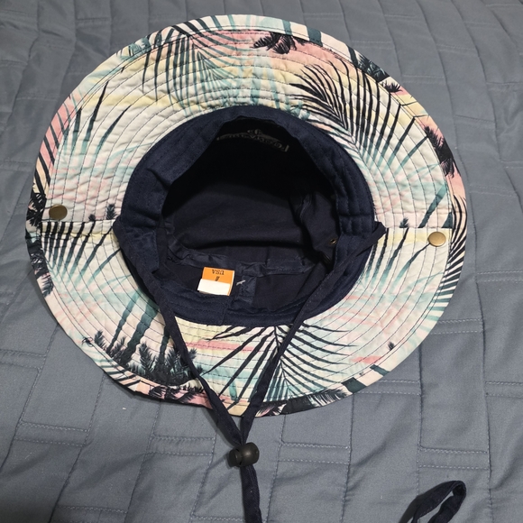 Orlando FL Navy Bucket Hat with Tropical Trim - Picture 4 of 16